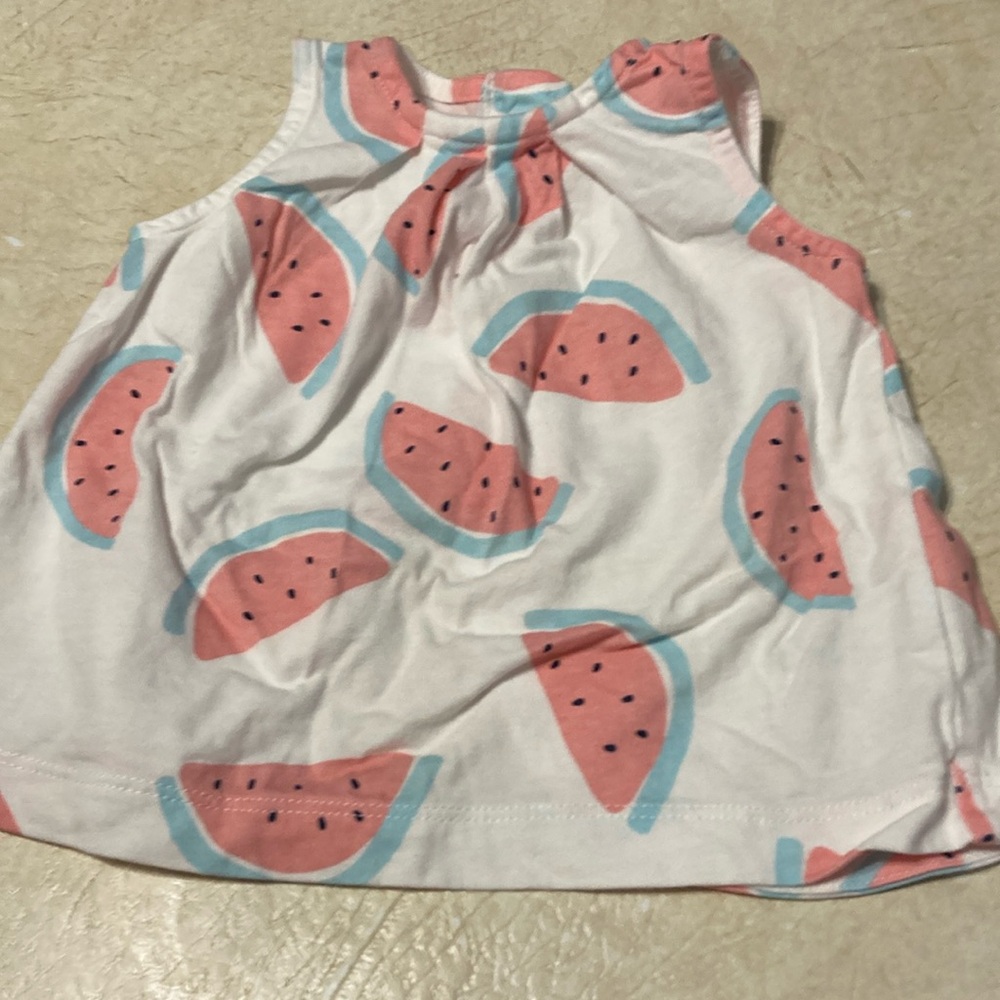 12M watermelon printed tank